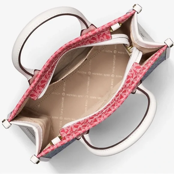 Michael Kors Mirella Small Rainbow Signature Logo Crossbody Bag Rainbow